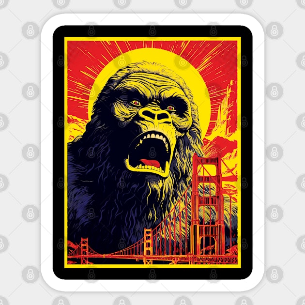 King Kong Sticker by Don Diego